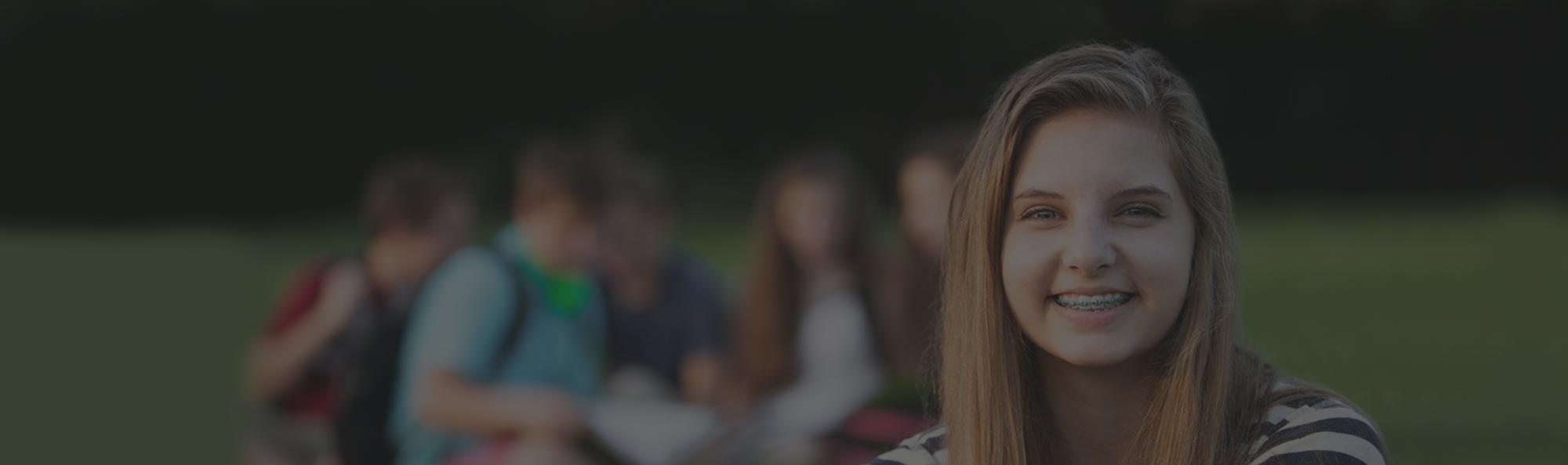 Girl smiling